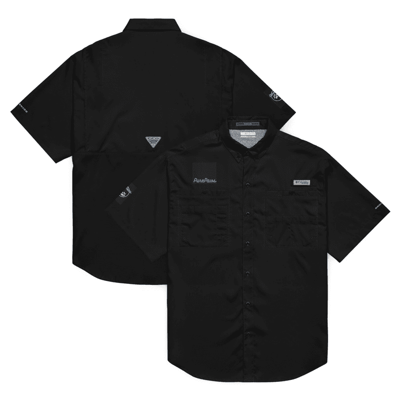 PurePaws Men’s Columbia short sleeve button shirt